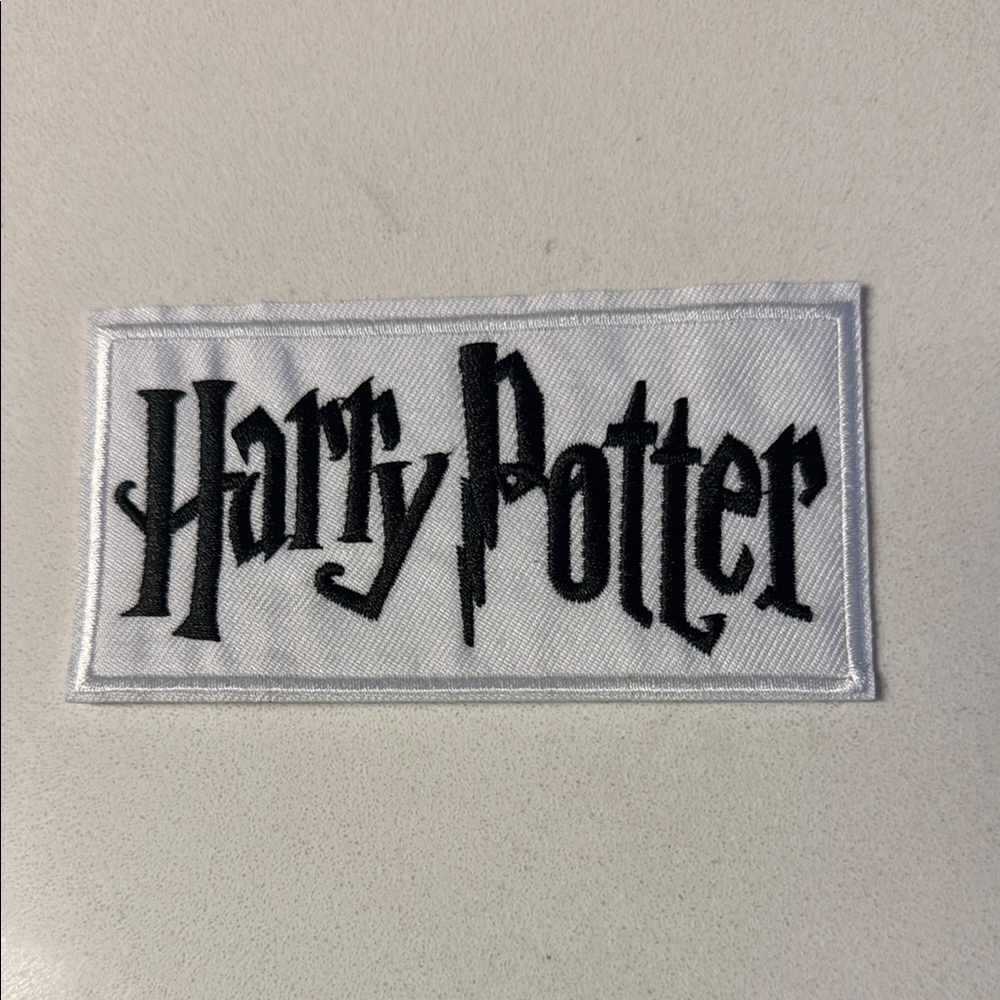 Harry Potter White and Black Patch